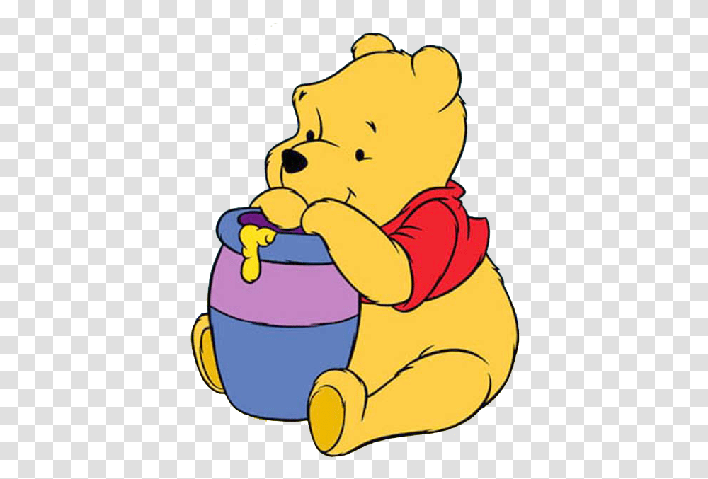 Winnie Pooh Cartoon Winnie The Pooh Honey Pot, Performer, Hug, Kneeling, Washing Transparent Png
