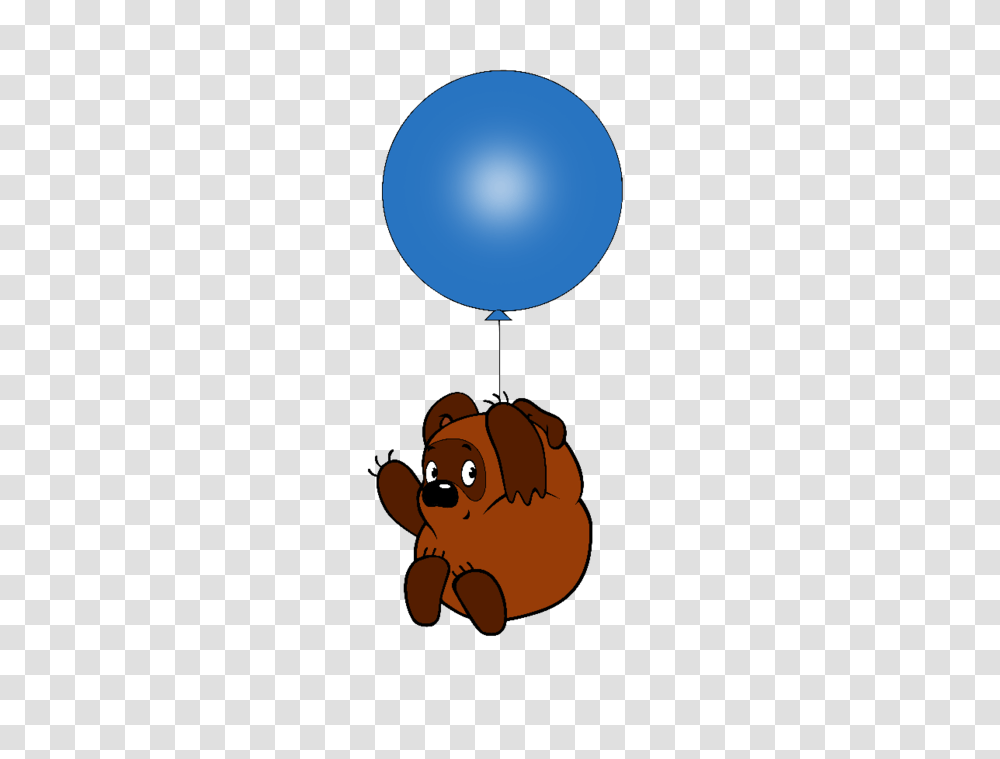 Winnie Pooh, Character, Balloon, Moon, Outer Space Transparent Png