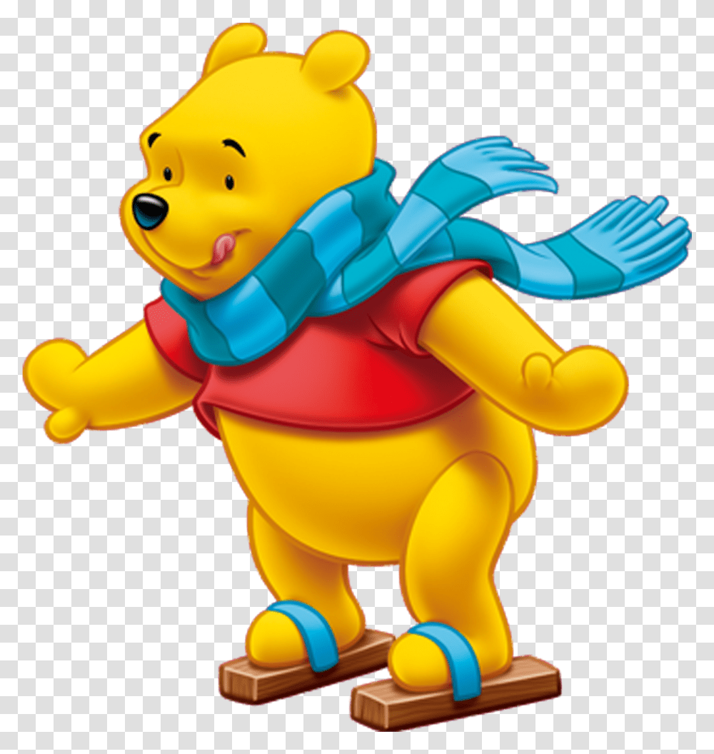 Winnie Pooh Winnie The Pooh In Winter, Toy, Apparel, Mascot Transparent Png