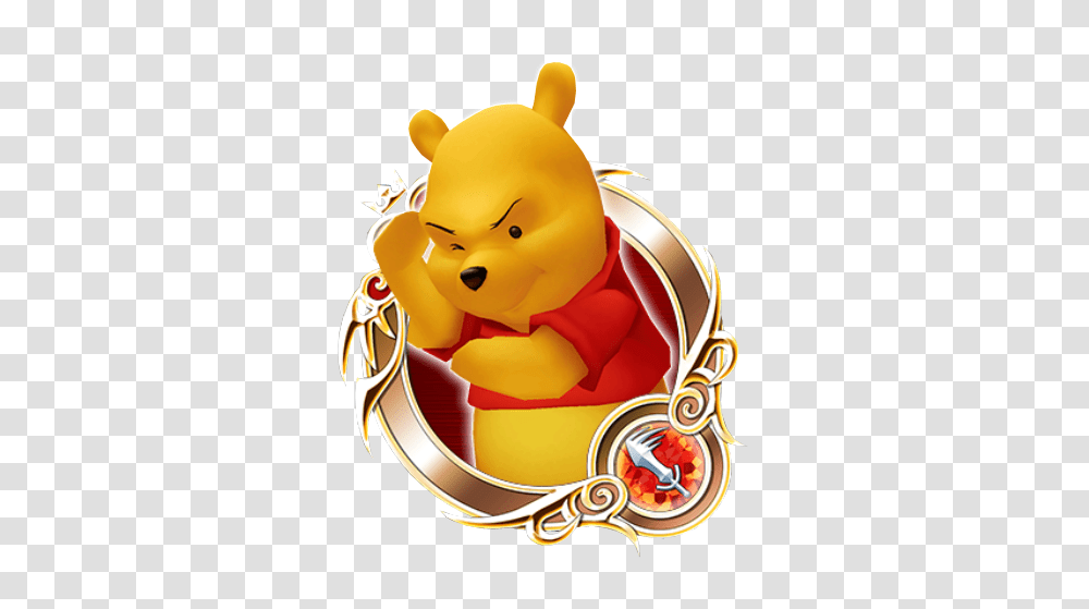 Winnie The Pooh 1612 Transparentpng Kingdom Hearts Timeless River Goofy, Toy, Label, Text, Graphics Transparent Png