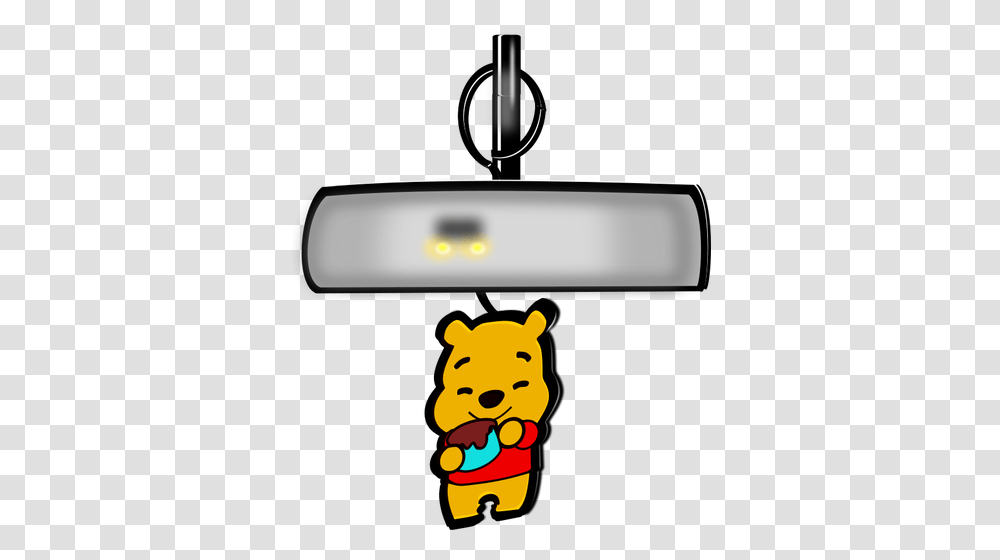 Winnie The Pooh Air Freshener Vector Illustration, Mirror, Car Mirror, Dog, Pet Transparent Png