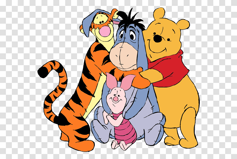 Winnie The Pooh And Friends Clipart, Animal, Mammal, Family Transparent Png