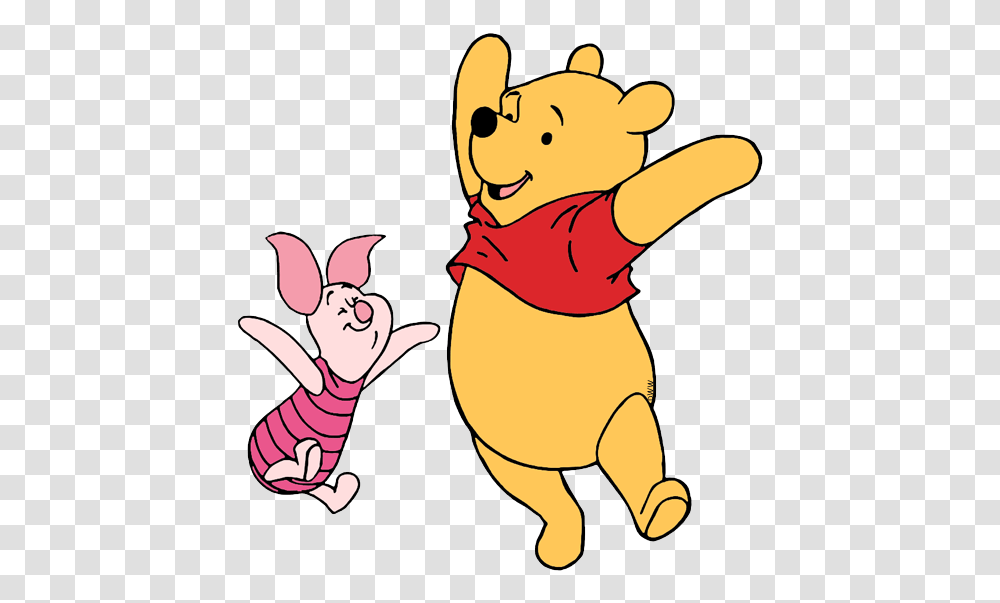 Winnie The Pooh And Piglet Clip Art Disney Clip Art Galore, Standing, Outdoors, Label Transparent Png
