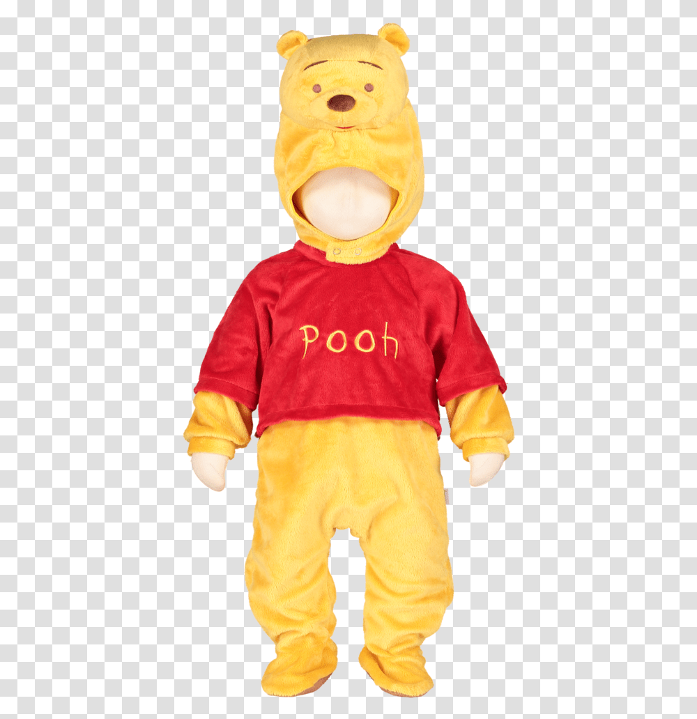 Winnie The Pooh Baby Costume With Moulded Hood Winnie The Pooh Fancy Dress, Apparel, Sweatshirt, Sweater Transparent Png