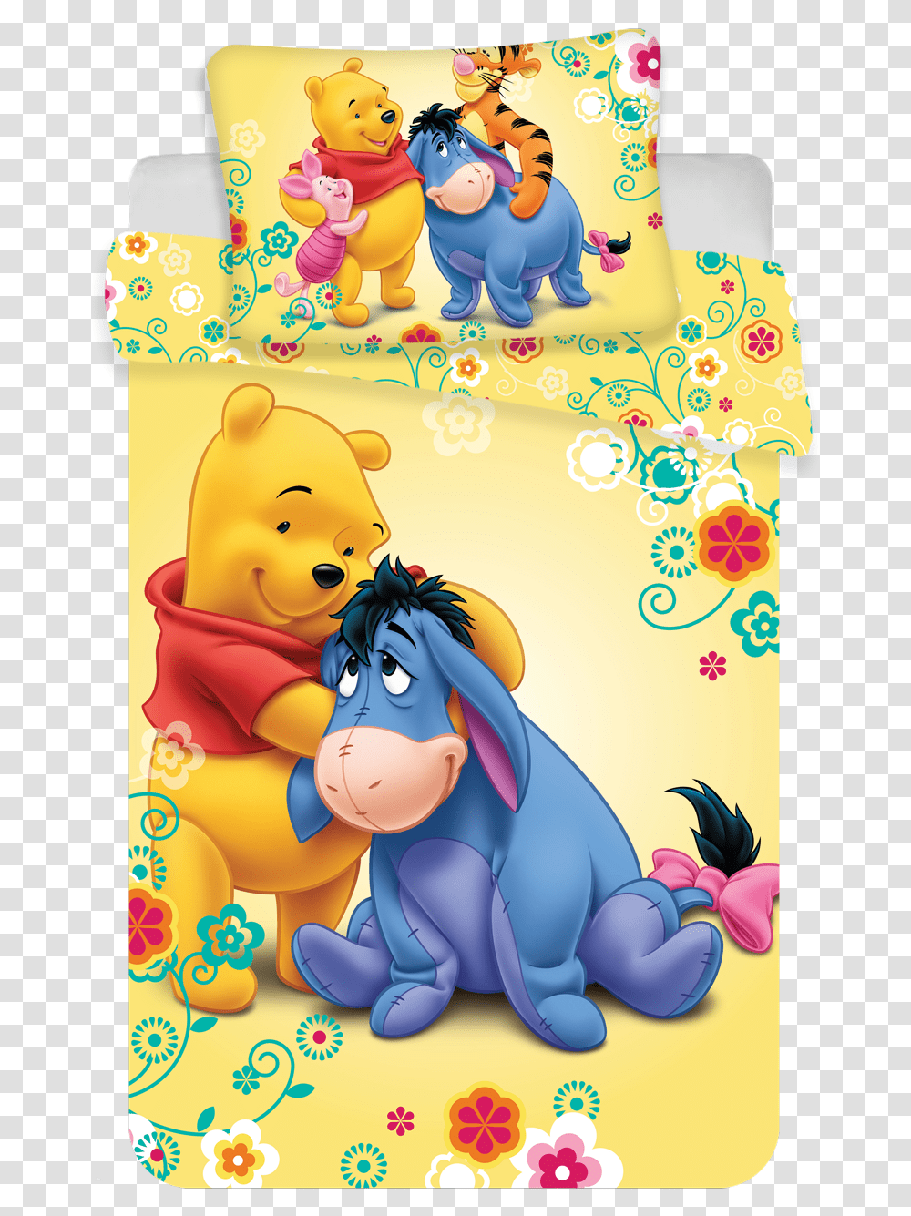 Winnie The Pooh Baby Image Winnie The Pooh Yellow Bedding, Envelope, Mail Transparent Png