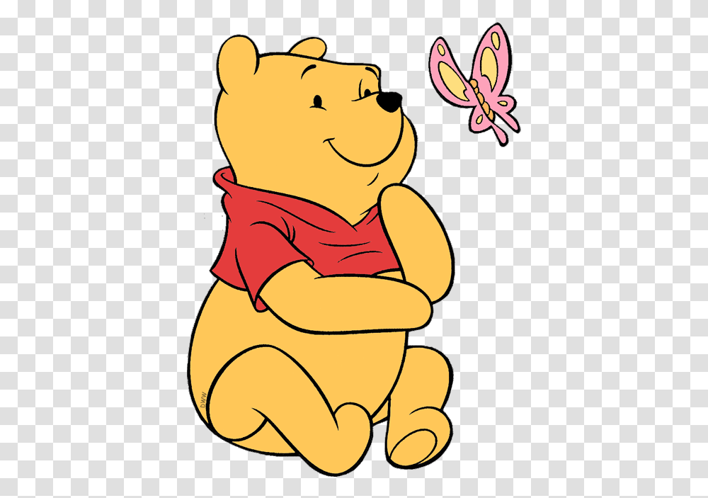 Winnie The Pooh Butterflies, Apparel, Scarf, Stole Transparent Png