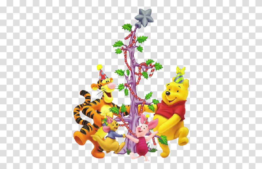 Winnie The Pooh Celebration, Pattern, Ornament, Fractal, Tree Transparent Png