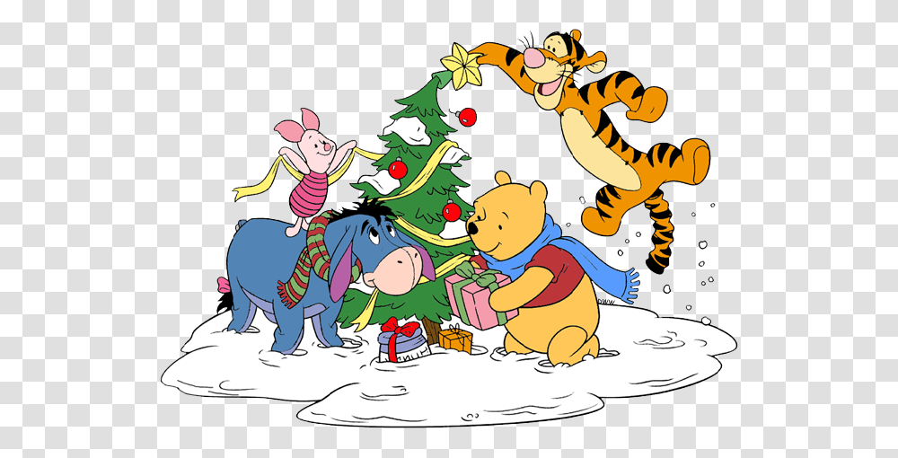 Winnie The Pooh Christmas Clip Art Disney Clip Art Galore, Tree, Plant, Elf Transparent Png