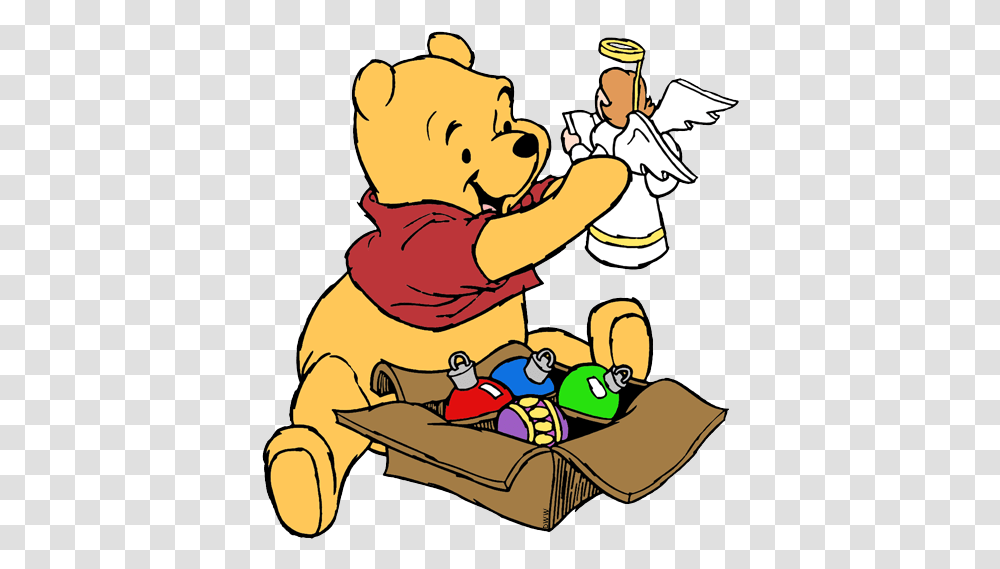 Winnie The Pooh Christmas Clip Art Disney Galore Winnie The Pooh X Mas, Performer, Bird, Animal, Video Gaming Transparent Png