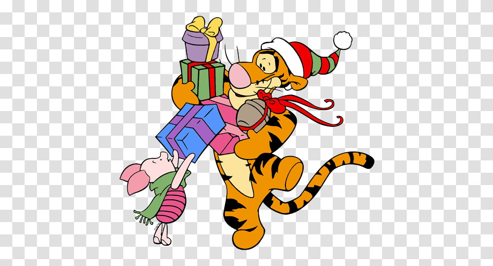 Winnie The Pooh Clipart Christmas, Animal Transparent Png