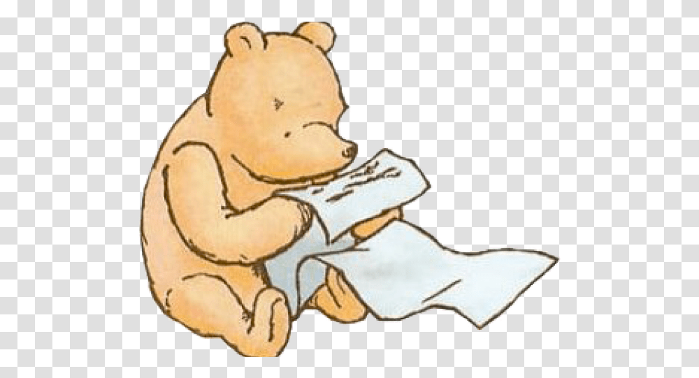 Winnie The Pooh Clipart Classic Classic Winnie The Pooh Reading, Cupid Transparent Png