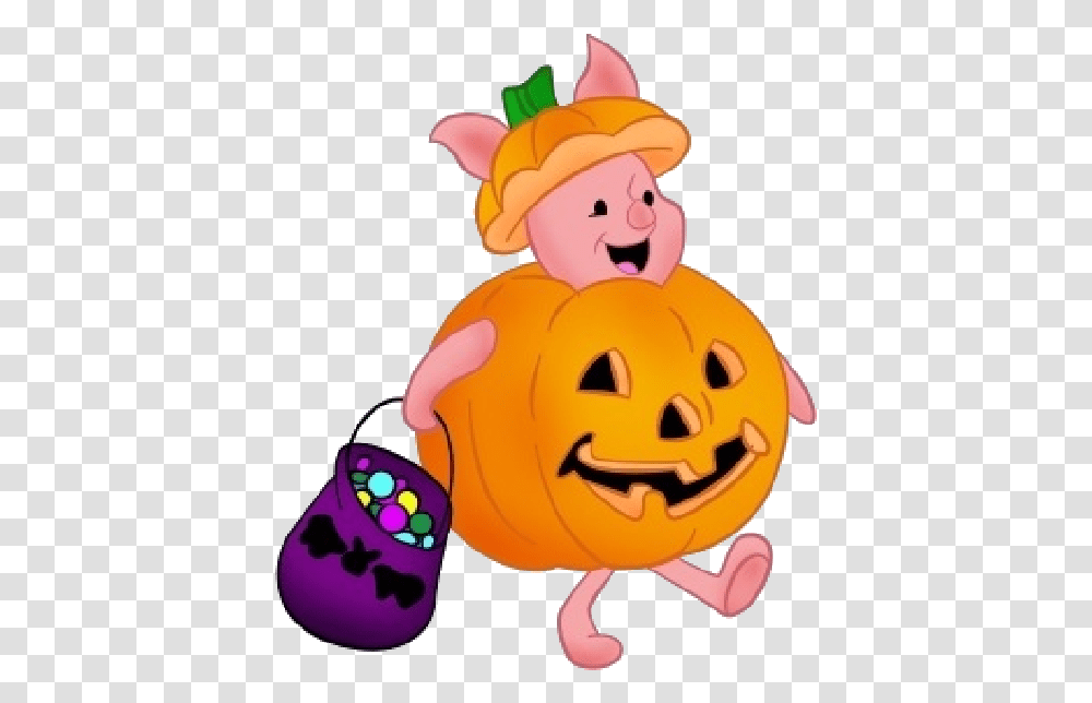 Winnie The Pooh Clipart Free Winnie Pooh En Halloween, Toy, Pumpkin, Vegetable, Plant Transparent Png