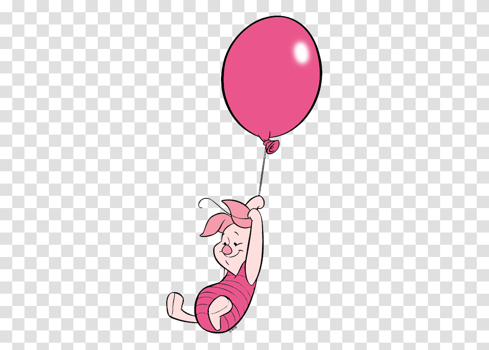 Winnie The Pooh Clipart Holding Balloon Transparent Png