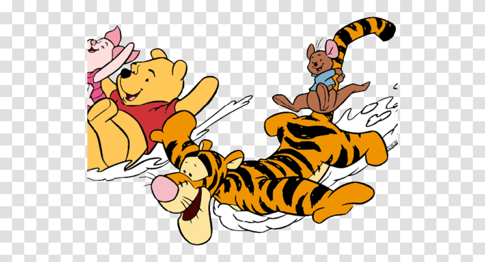 Winnie The Pooh Clipart Tigger And Pooh, Animal, Mammal, Tiger, Wildlife Transparent Png