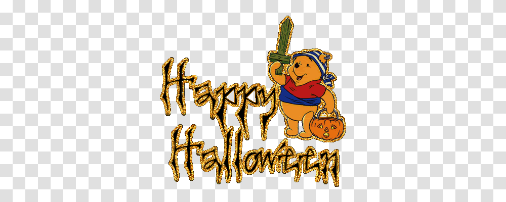 Winnie The Pooh Halloween Pictures Halloween Winnie The Pooh, Text, Alphabet, Rug, Parade Transparent Png