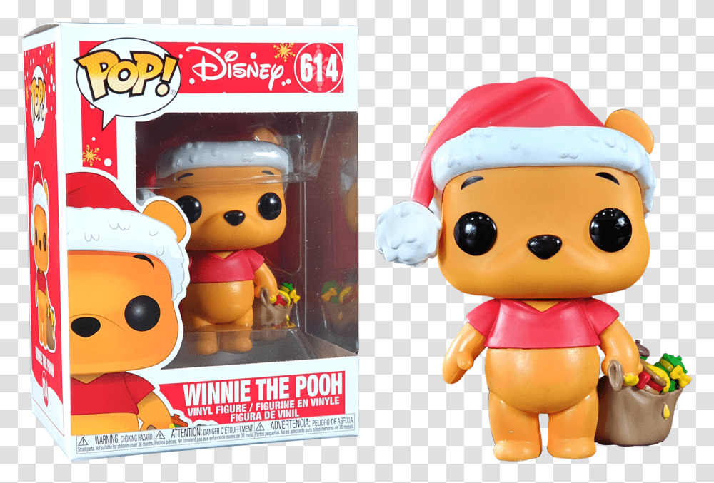 Winnie The Pooh Holiday Funko Pop Vinyl Figure Winnie The Pooh Holiday Pop, Toy, Figurine, Doll, Plush Transparent Png