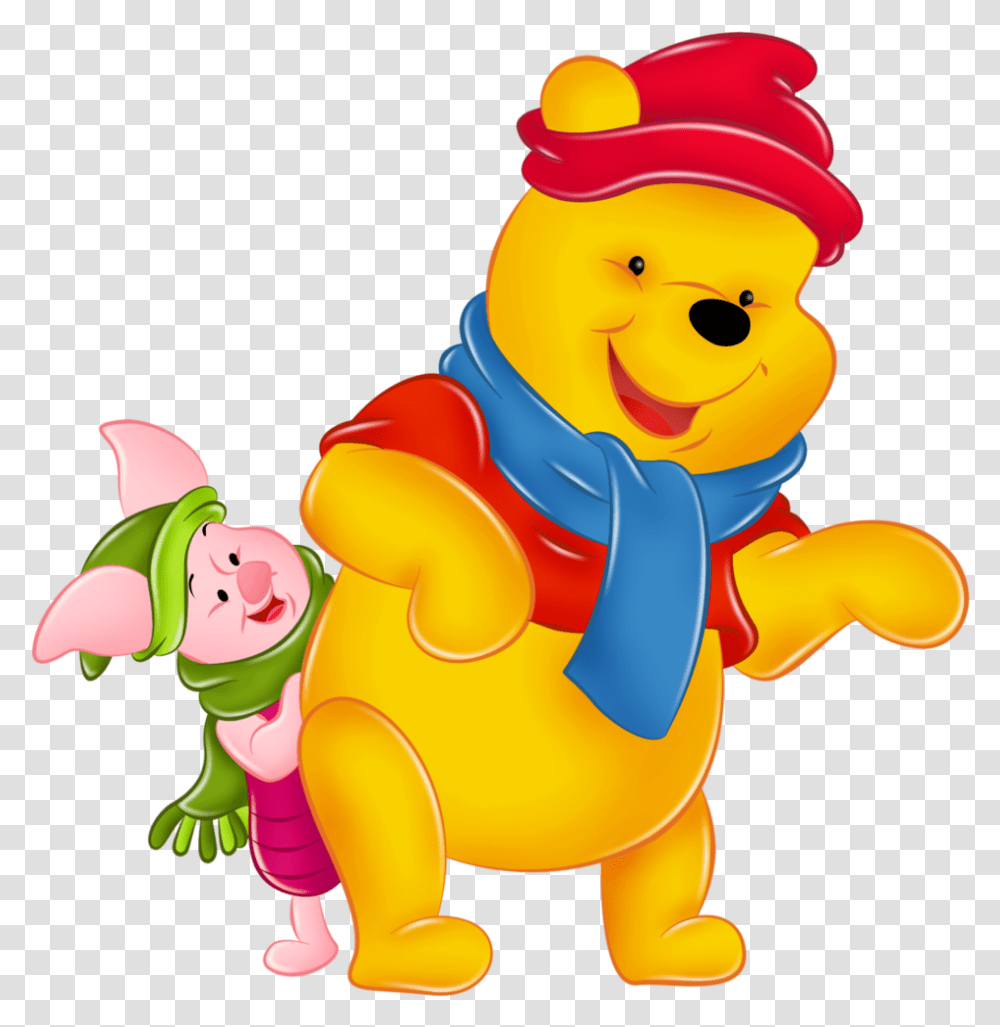 Winnie The Pooh In Winter, Toy, Apparel, Coat Transparent Png