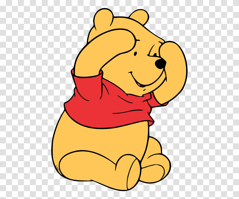 Winnie The Pooh Peek A Boo Transparent Png