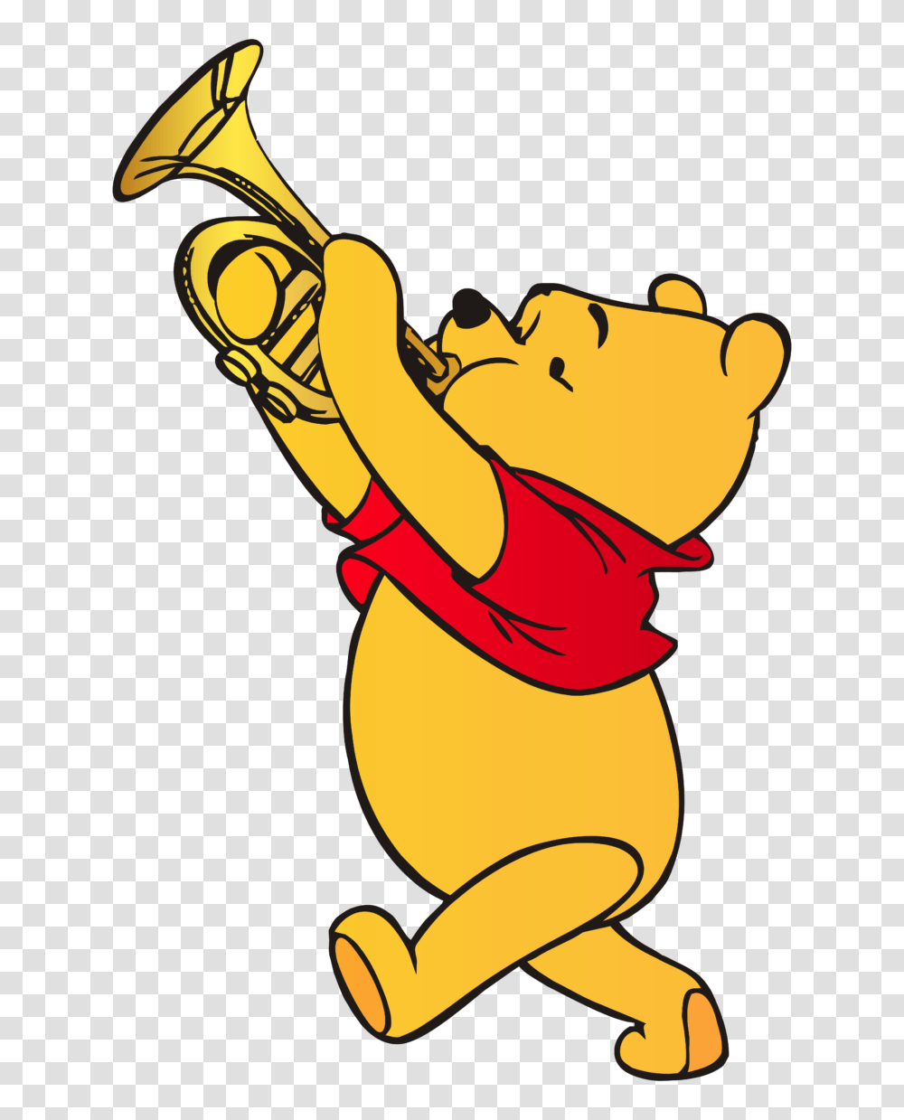 Winnie The Pooh Playing Trumpet Clip Art Web Clipart, Worship, Prayer, Leisure Activities, Lobster Transparent Png