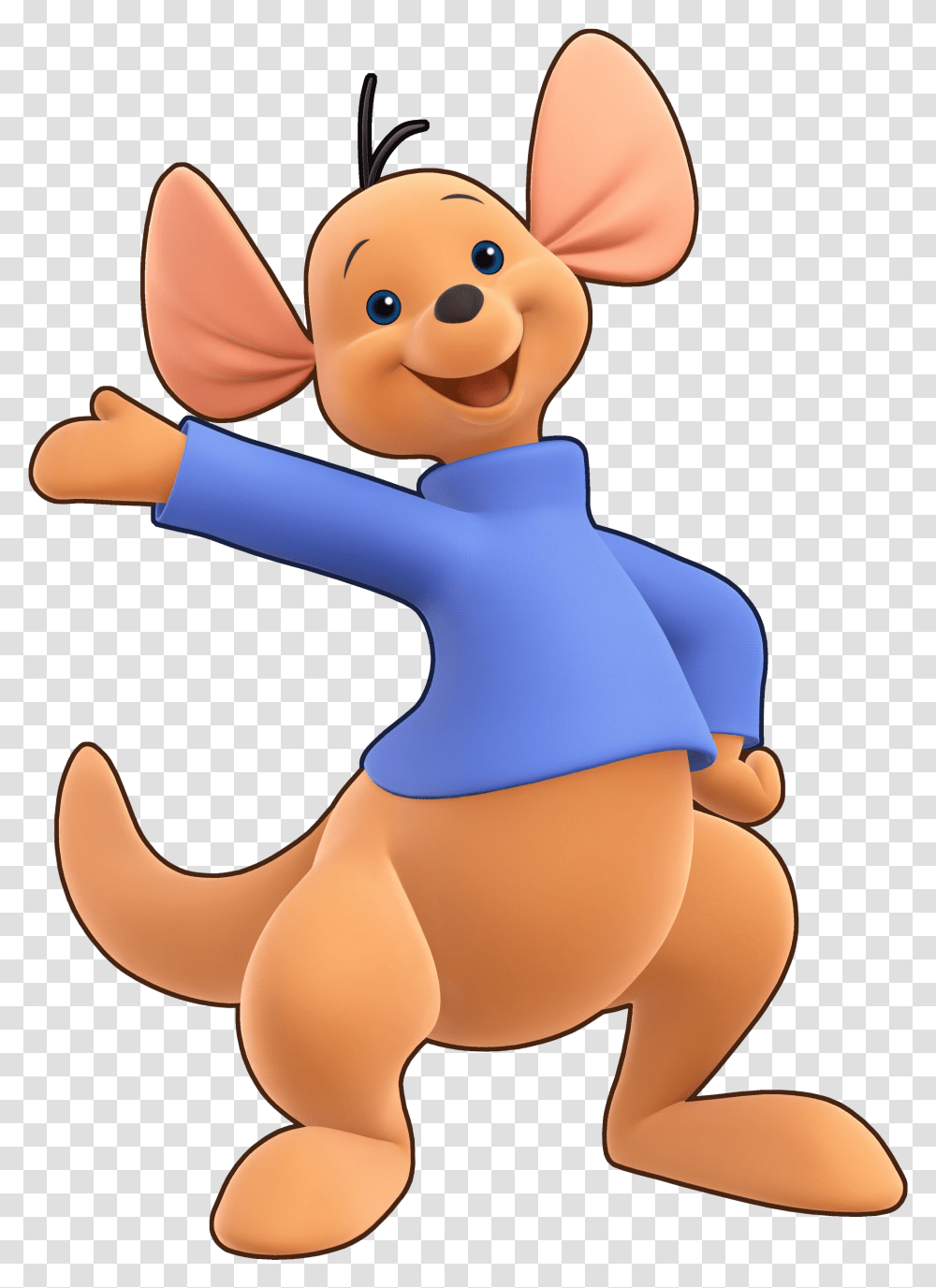 Winnie The Pooh Roo Kingdom Hearts, Toy, Animal, Mammal, Figurine Transparent Png