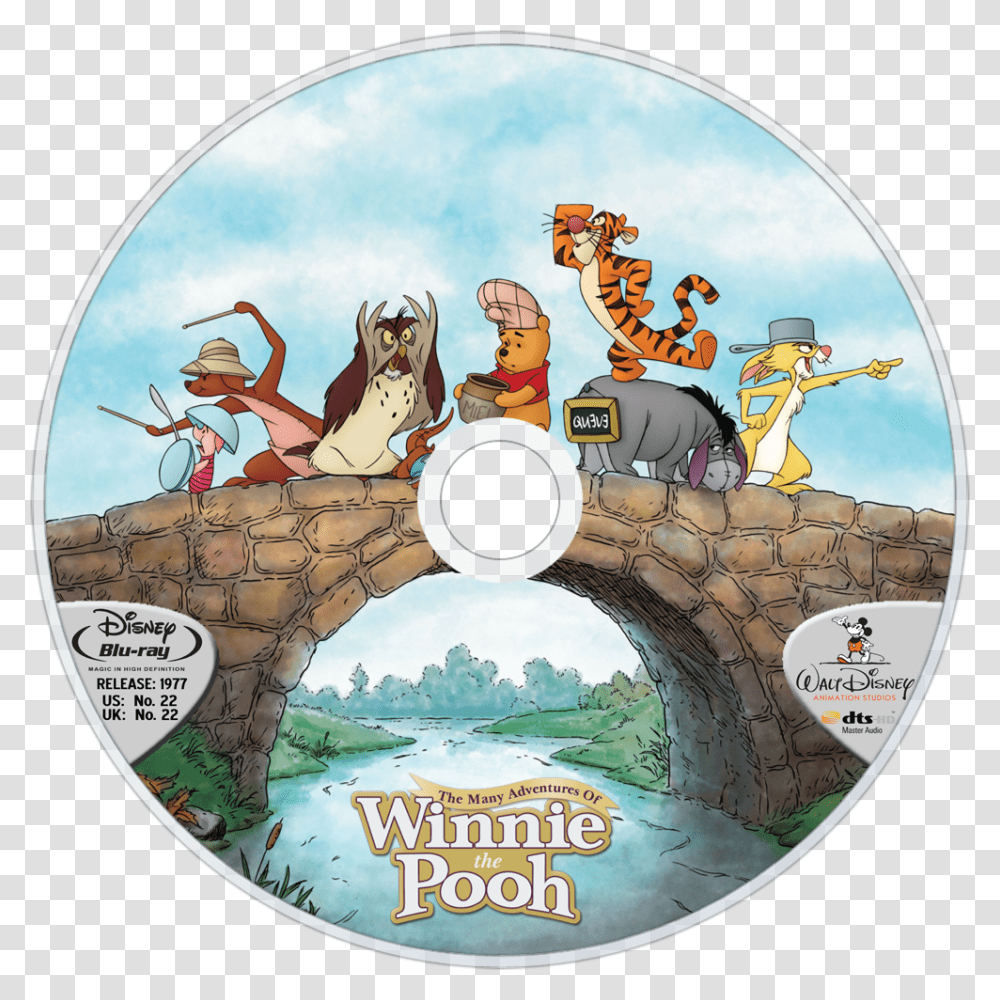 Winnie The Pooh Winnie The Pooh All Characters Together, Disk, Dvd, Poster, Advertisement Transparent Png