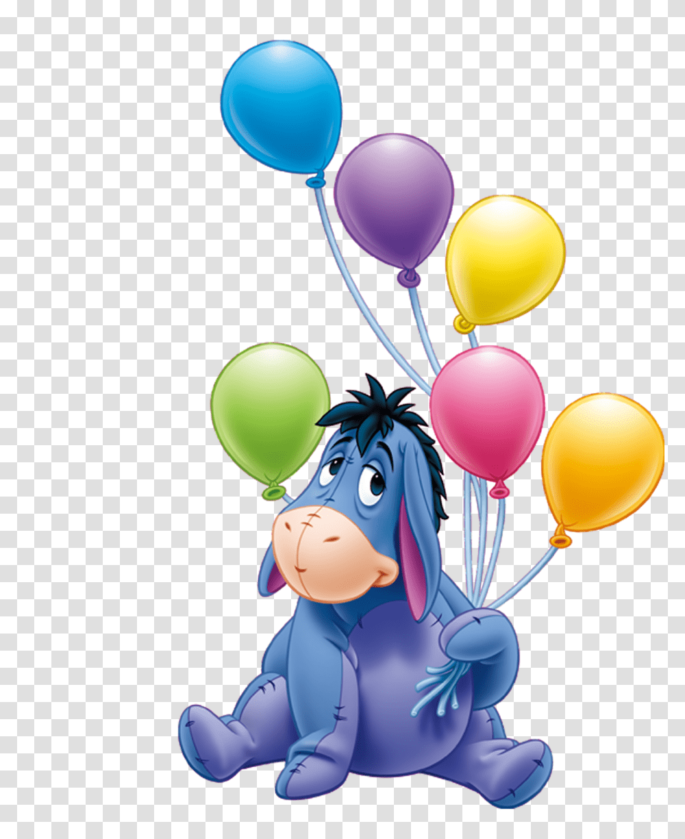 Winnie The Pooh Winnie The Pooh Eeyore Happy Birthday, Balloon Transparent Png