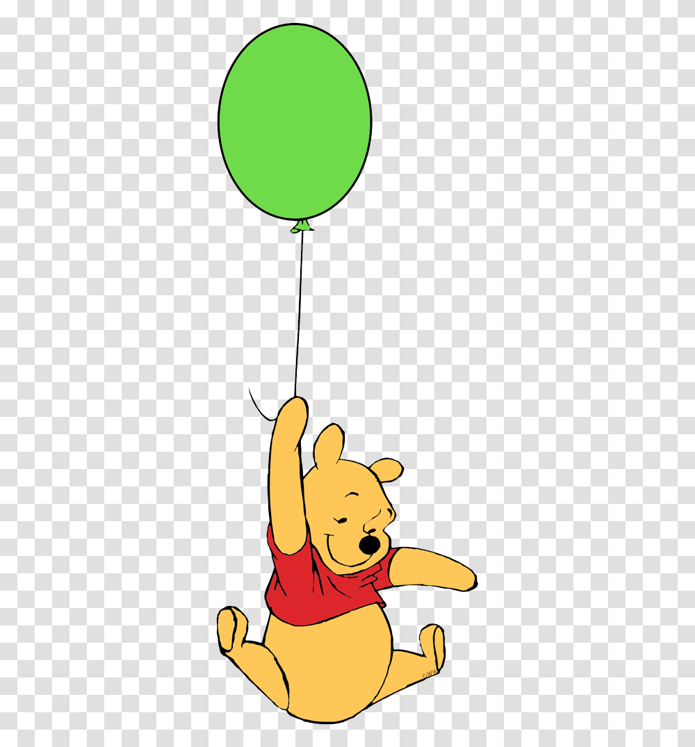 Winnie The Pooh With Balloon, Animal, Invertebrate, Insect, Mammal Transparent Png