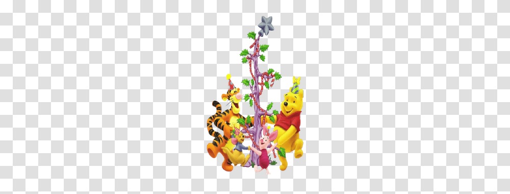 Winnie The Pooh Xmas, Plant, Pattern, Fractal, Ornament Transparent Png