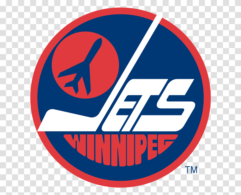 Winnipeg Jets Retro Logo Download, Trademark, Label Transparent Png