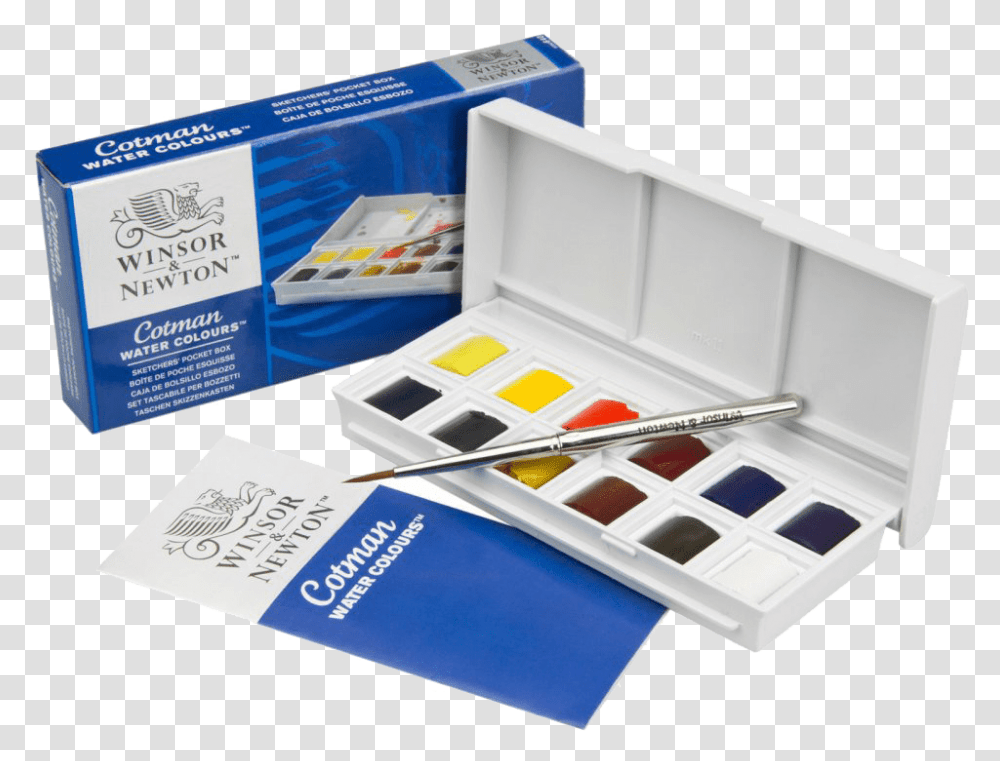 Winsor And Newton Cotman Water Colour Sketcher S Pocket Winsor Amp Newton Cotman, Palette, Paint Container, Box Transparent Png