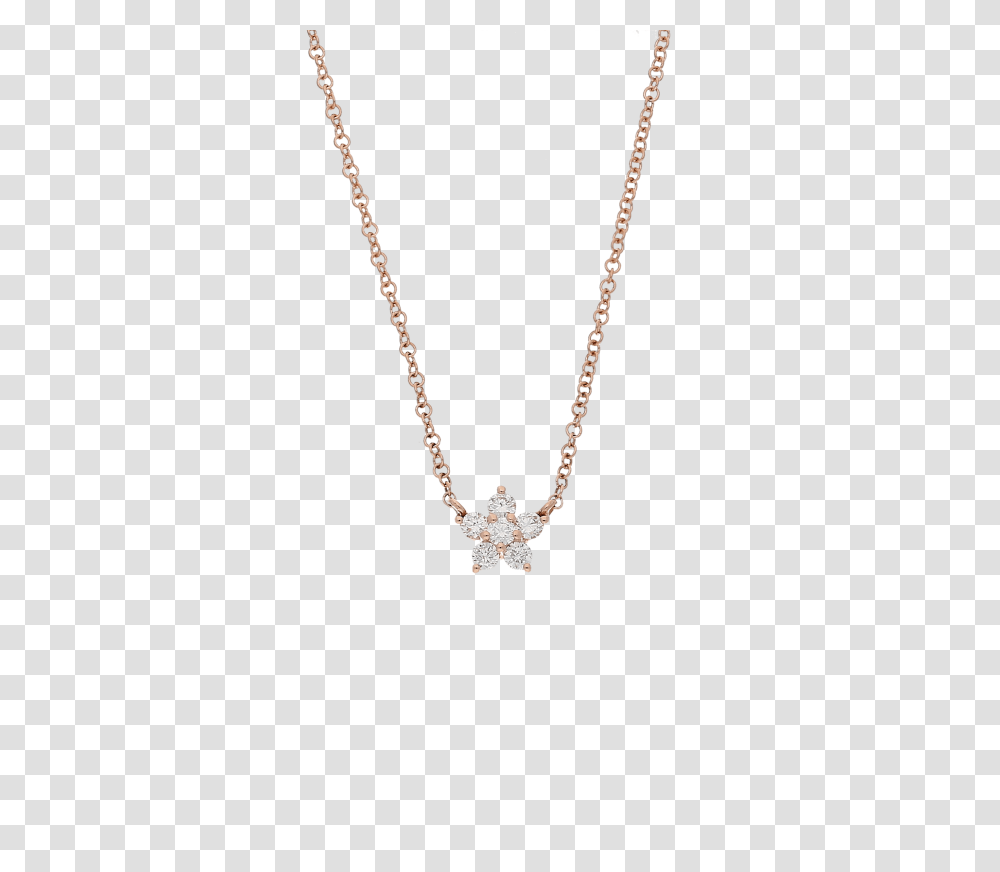 Winsor Bishop Rose Gold Diamond Set Flower Necklace, Jewelry, Accessories, Accessory, Gemstone Transparent Png