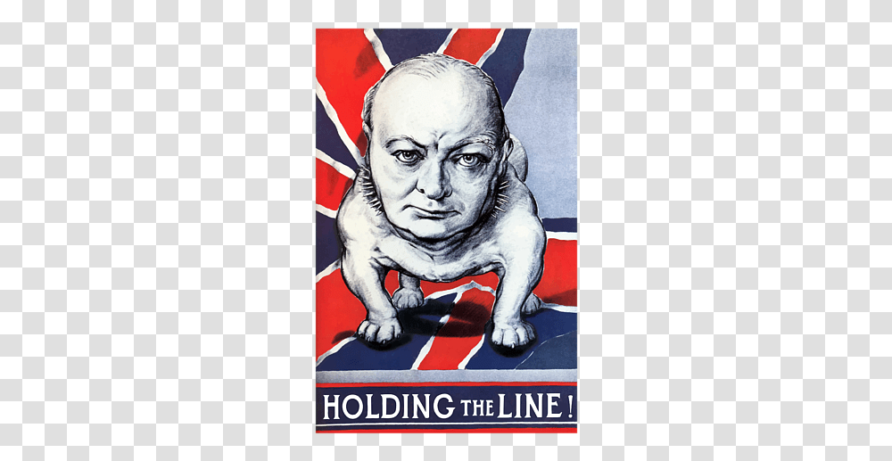 Winston Churchill Propaganda Poster, Person, Human, Flag Transparent Png