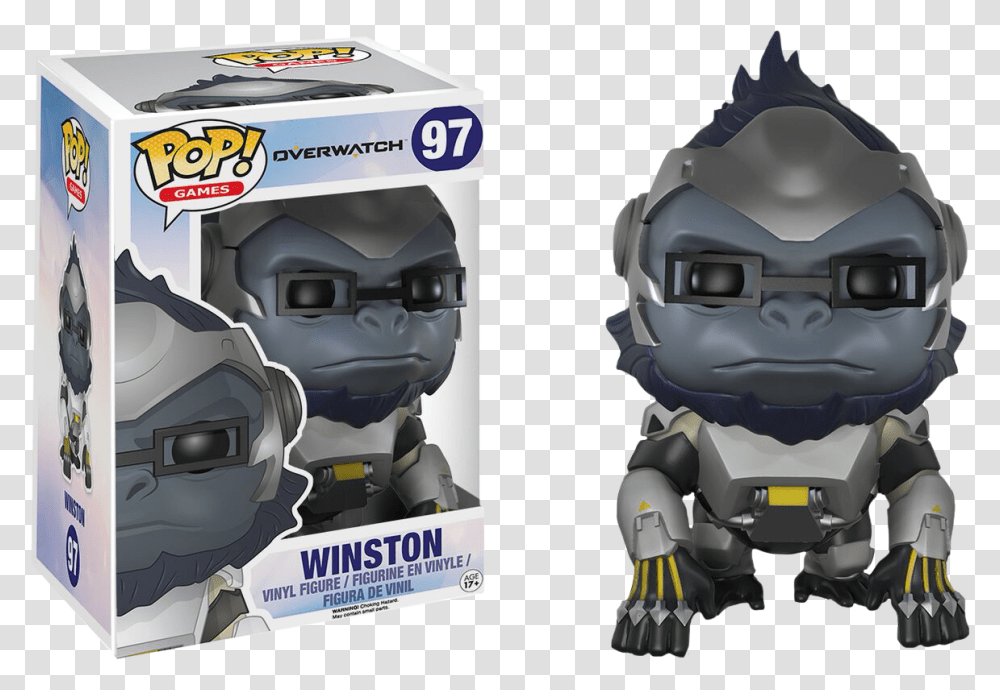 Winston Overwatch, Robot, Helmet, Apparel Transparent Png