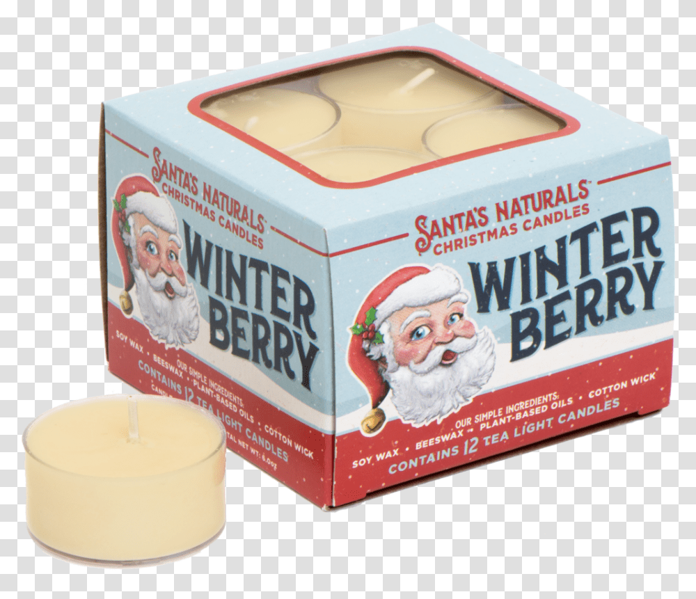 Winter Berry Tea Light Christmas Candles, Box, Person, Human, Food Transparent Png