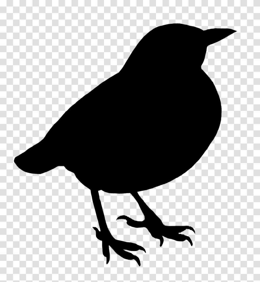 Winter Bird Clip Art, Silhouette, Animal, Crow, Blackbird Transparent Png