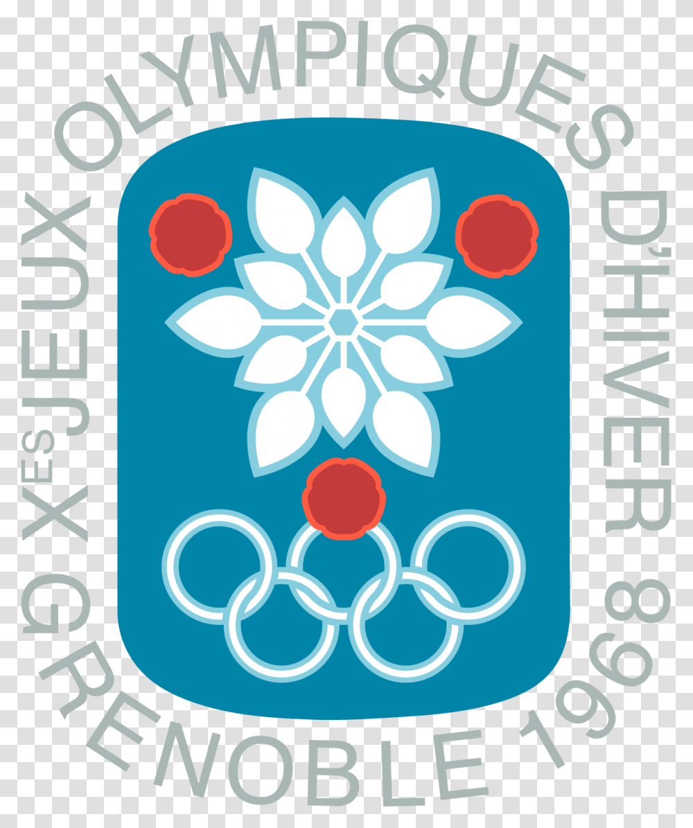 Winter Border Grenoble Winter Olympics, Label, Logo Transparent Png