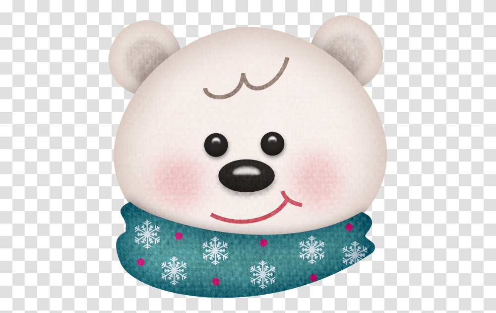 Winter Cartoon Bear, Cushion, Pillow, Toy, Plush Transparent Png
