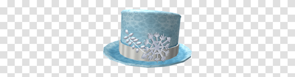 Winter Chill Tophat Roblox Wikia Fandom Costume Hat, Birthday Cake, Dessert, Food, Porcelain Transparent Png