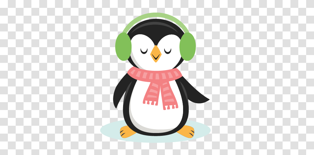 Winter Christmas Penguin Svg Scrapbook Cut File Cute Baby Shower Recuerdos De Pinguinos, Bird, Animal, Snowman, Outdoors Transparent Png