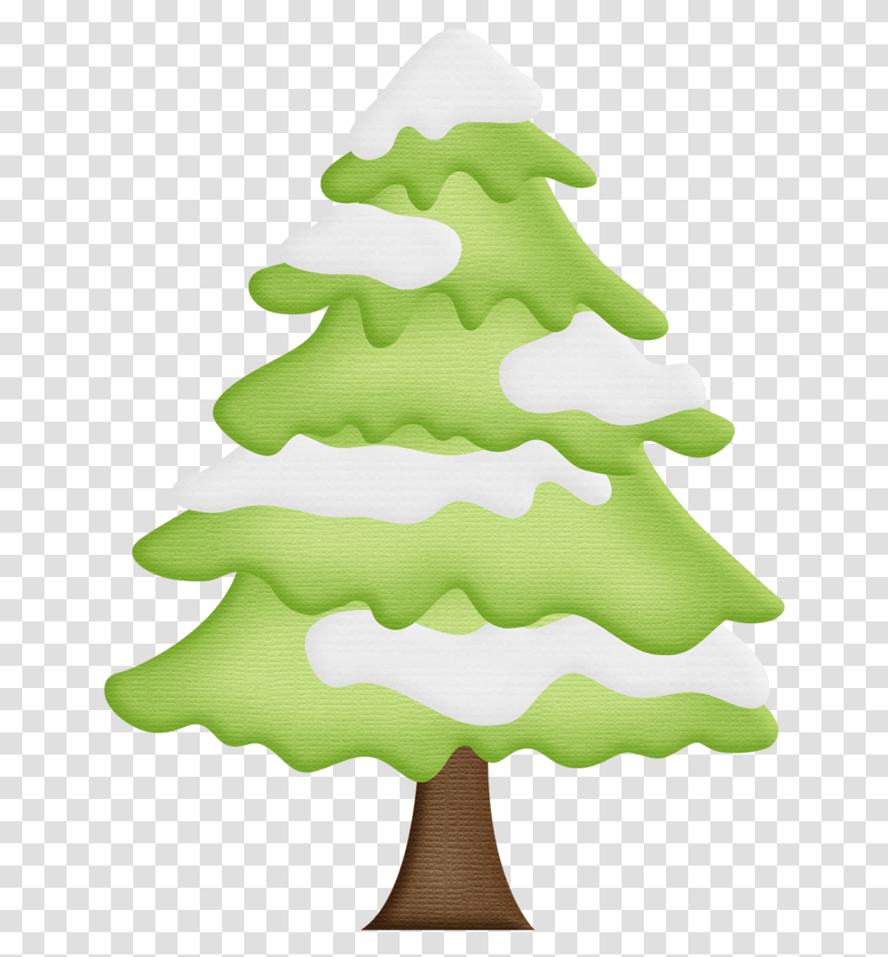 Winter Clipart Christmas Tree Pine Tree With Snow Clipart Trees In The Winter Clipart, Plant, Ornament, Fir, Abies Transparent Png