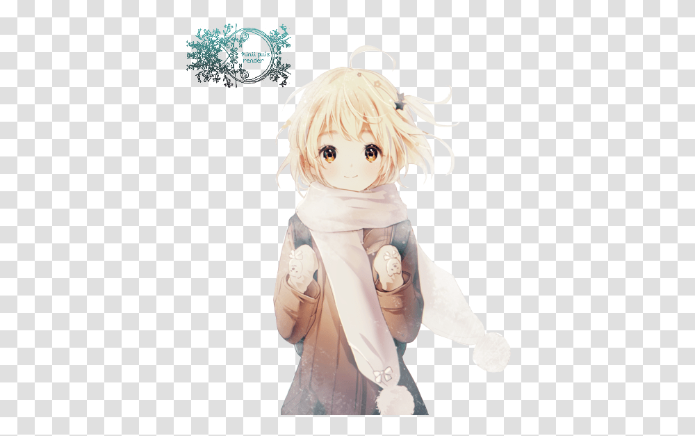 Winter Cute Anime Girl Render By Pui Cute Anime Girl Render, Manga, Comics, Book, Person Transparent Png