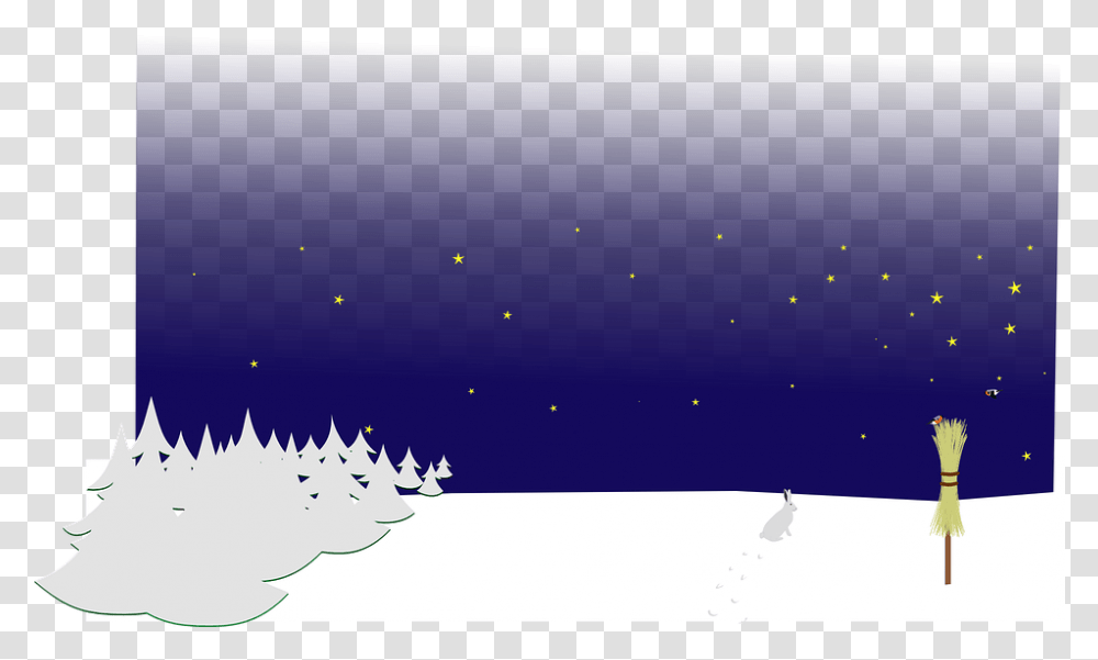 Winter Forest Clipart Winter Night Scene, Nature, Outdoors, Ice, Snow Transparent Png