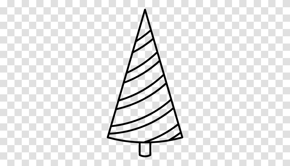 Winter Forest Trees Xmas Woods Pine Icon, Lamp, Cone, Party Hat Transparent Png