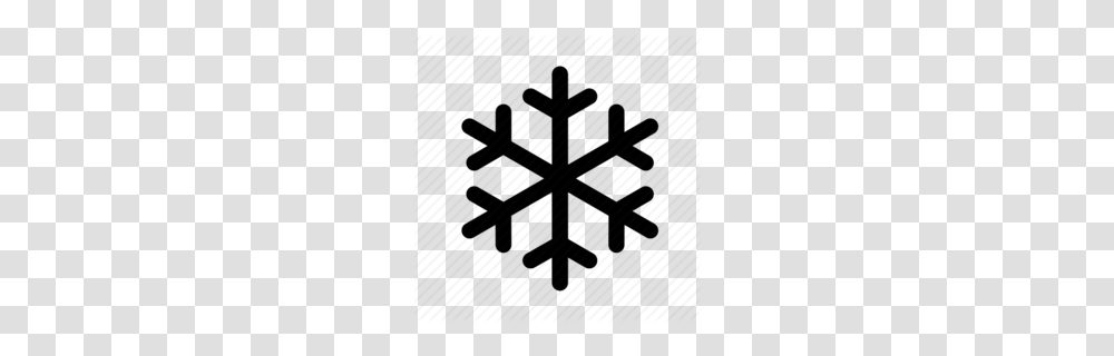 Winter Frost Clipart, Cross, Snowflake Transparent Png