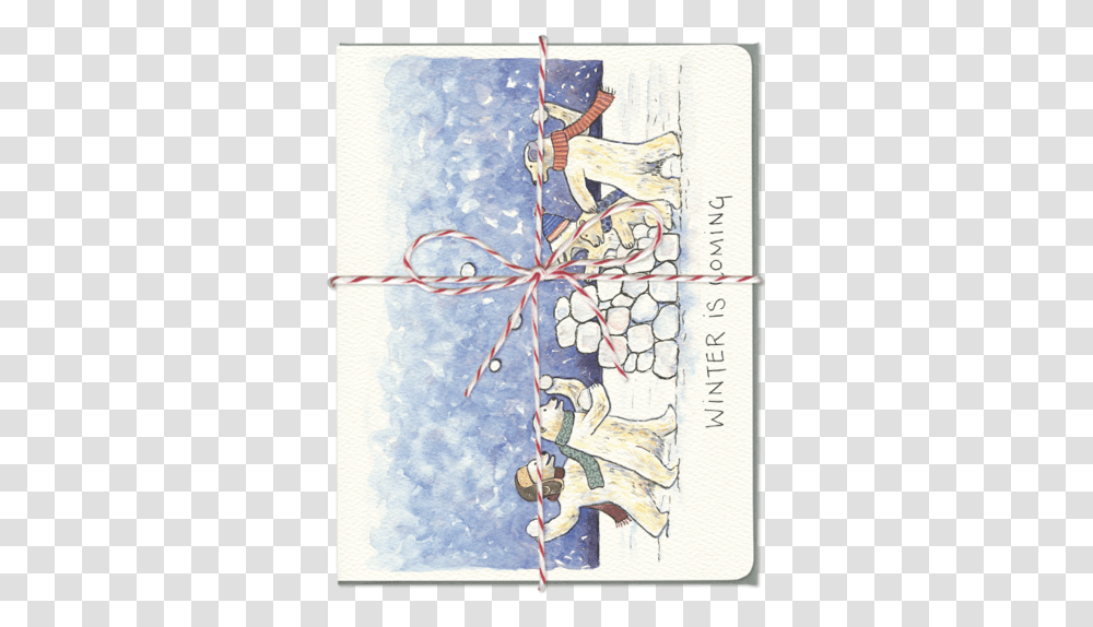 Winter Is Coming Card Set Of 8 Mythical Creature, Leisure Activities, Art, Outdoors, Book Transparent Png
