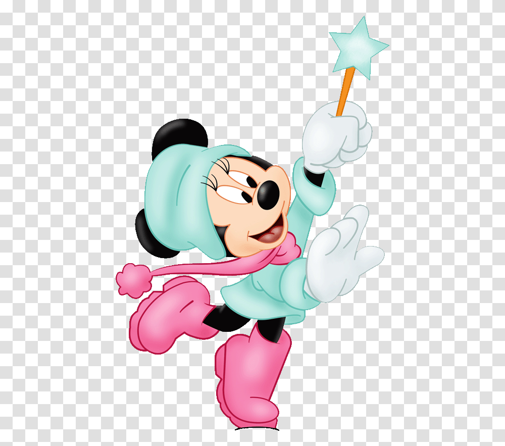 Winter Minnie Clipart Mouse Mickey Mouse And Minnie Winter, Toy, Pillow, Cushion, Graphics Transparent Png