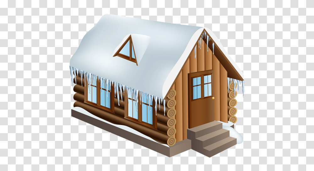 Winter, Nature, Housing, Building, Cabin Transparent Png