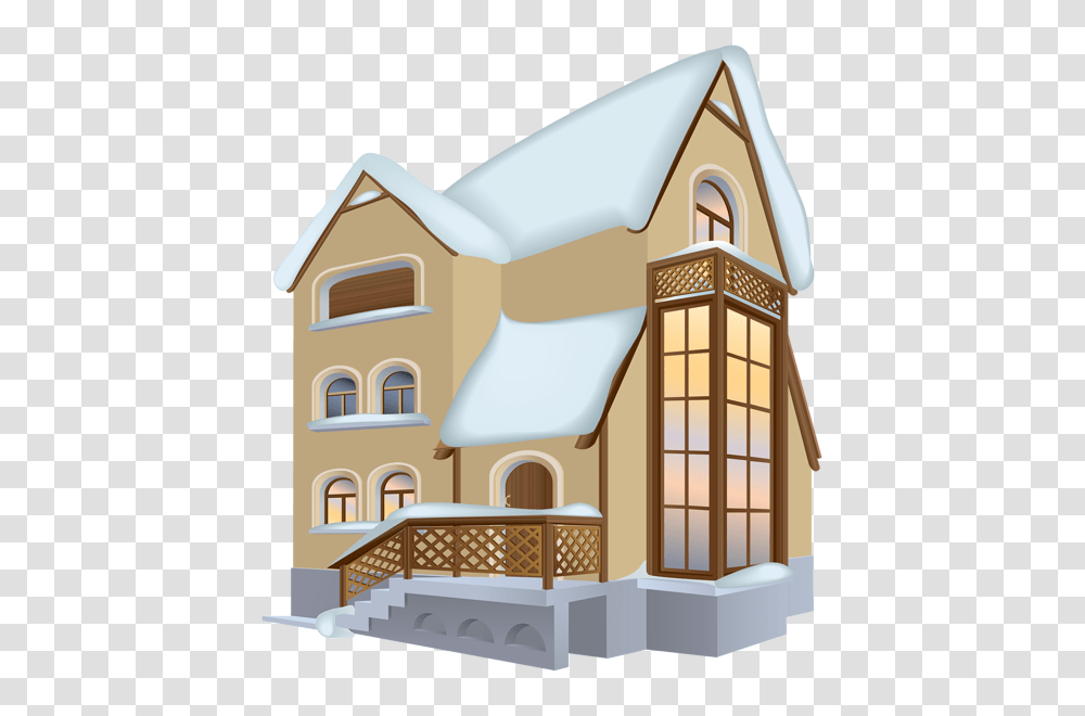 Winter, Nature, Housing, Building, Cottage Transparent Png