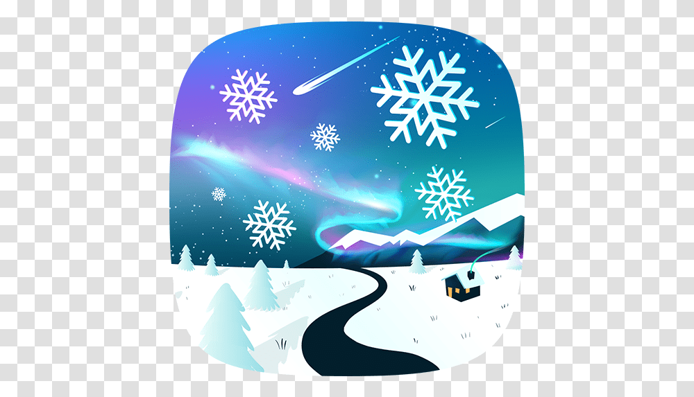 Winter Night Snowflakes Live Wallpaper Google Feliz Navidad En Tiza De Colores, Clothing, Nature, Outdoors, Helmet Transparent Png