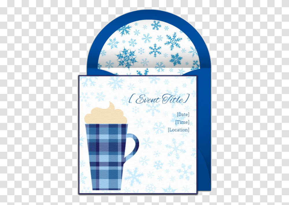 Winter Party Free Brunch Invitations Modern Themed Plaid, Envelope, Mail, Greeting Card Transparent Png